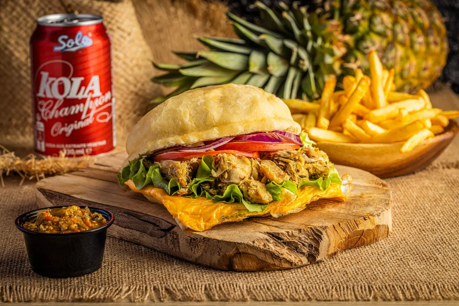 1084 hamburger poulet