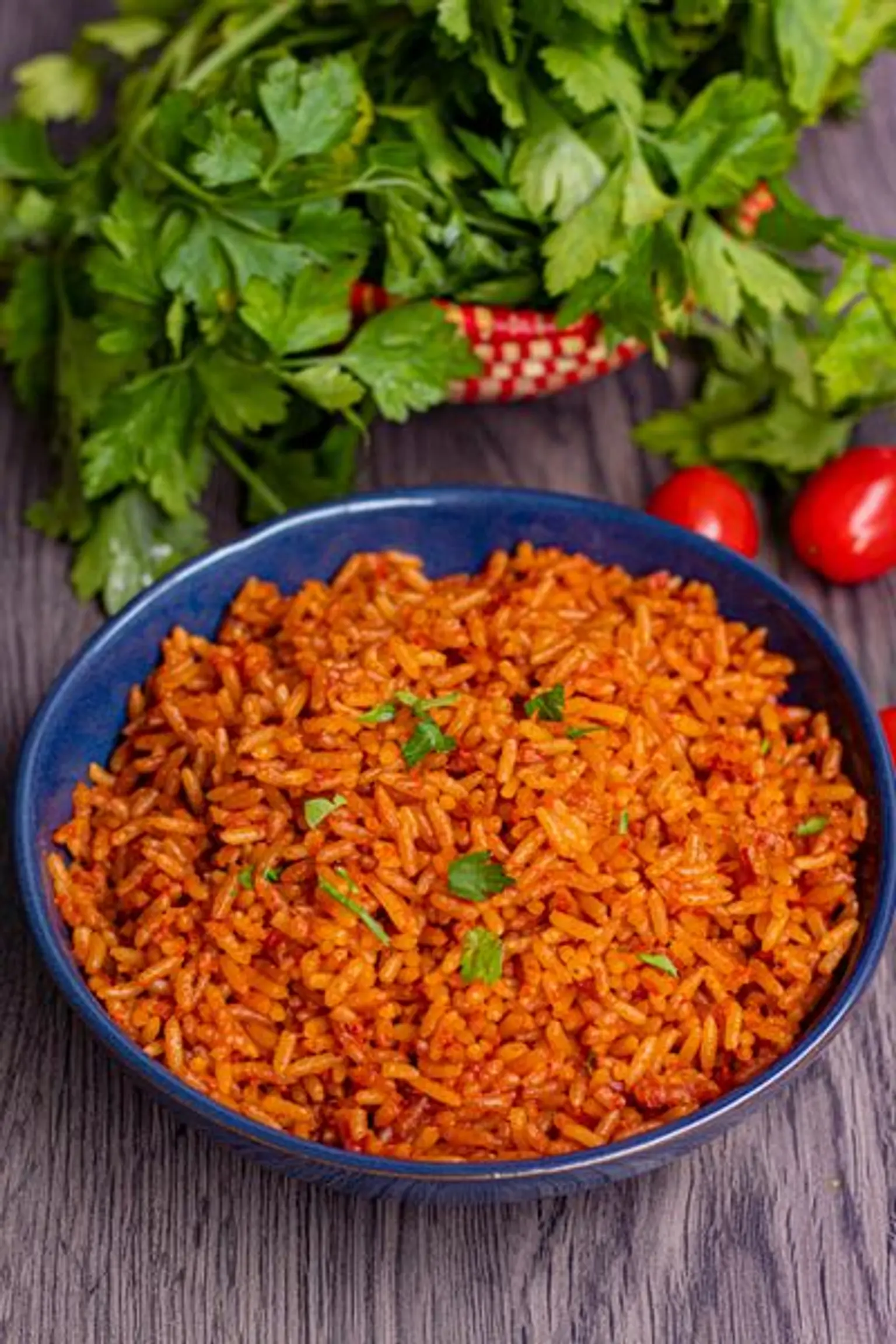 bol de riz jolof vue en plongee