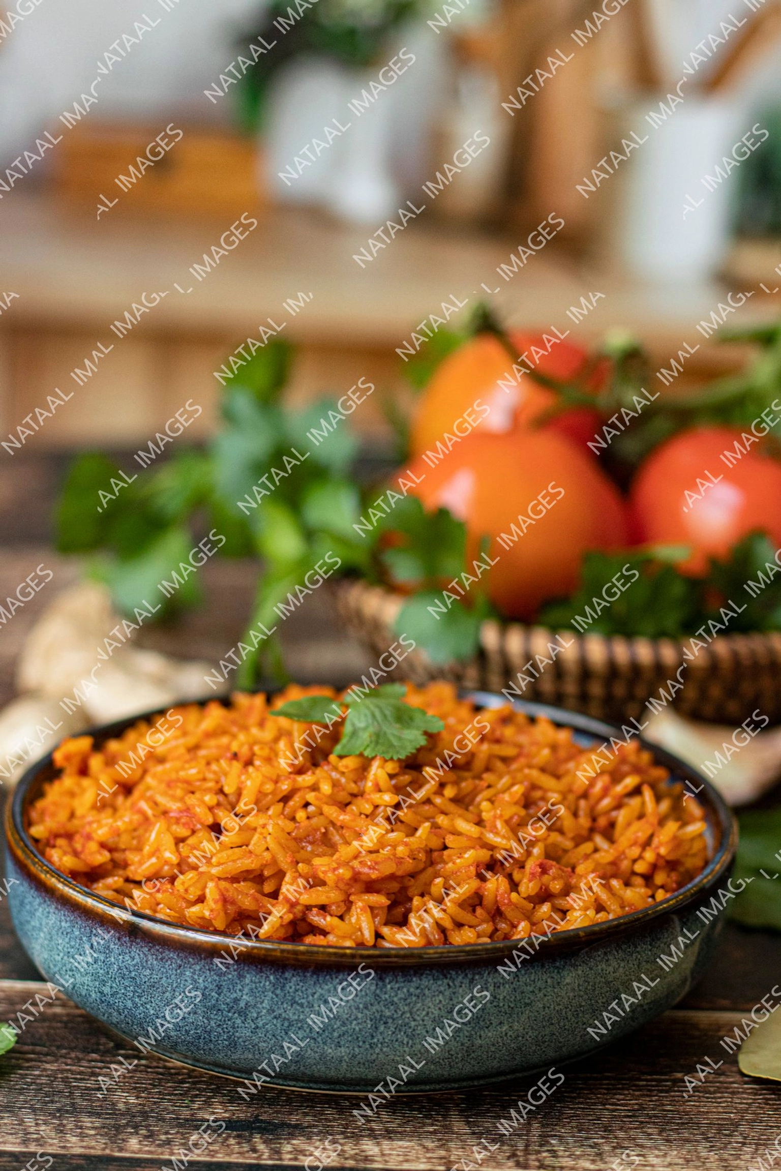 bol de jolof rice vue de loin portrait